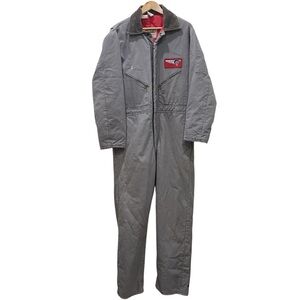 Vintage Walls Blizzard-Pruf Insulated Coveralls USA Large Halliburton Workwear